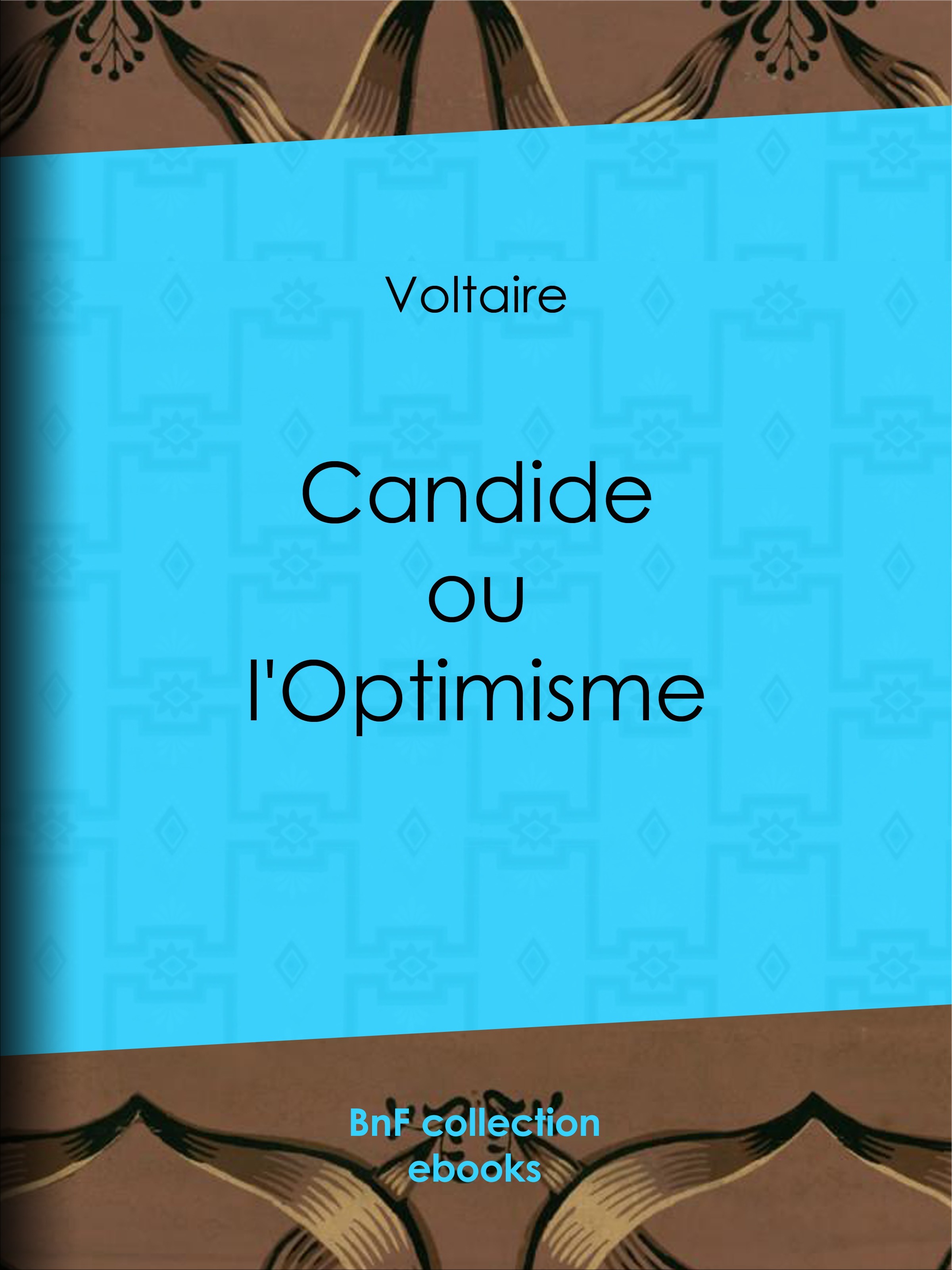ebook cover of Candide, by Voltaire