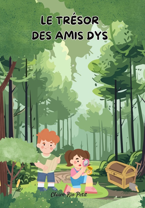 Couverture ebook de Le trésor des amis dys, de Claire RIO PETIT