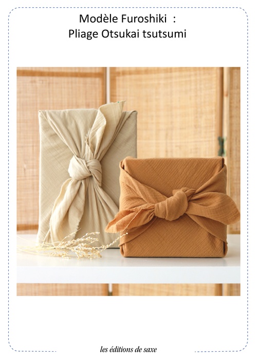 Couverture ebook de Modèle furoshiki : Otsukai tsutsumi, de Alexandrine Barthomeuf