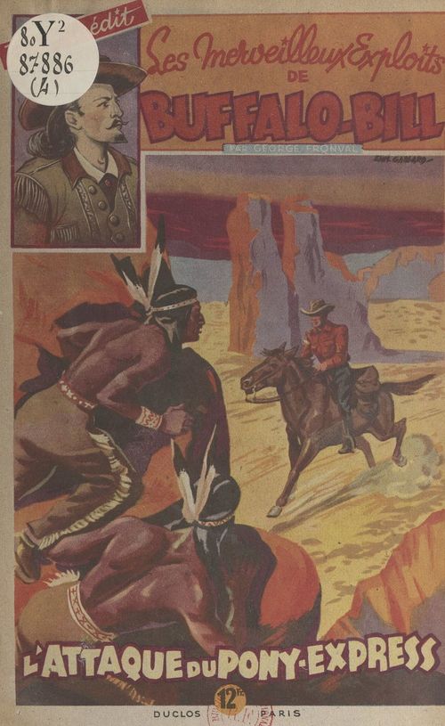 Couverture ebook de L'attaque du Pony-express, de George Fronval