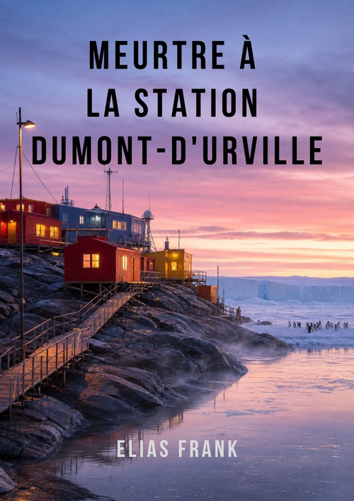 Couverture ebook de Meurtre à la station Dumont-D'Urville, de Elias Frank