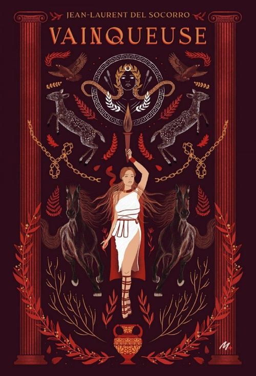 ebook cover of Vainqueuse, by Jean-Laurent Del Socorro, Cécilia in the Jungle