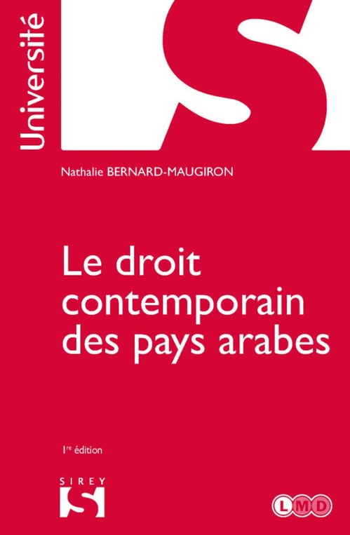 Couverture ebook de Droit contemporain des pays arabes, de Nathalie Bernard-Maugiron
