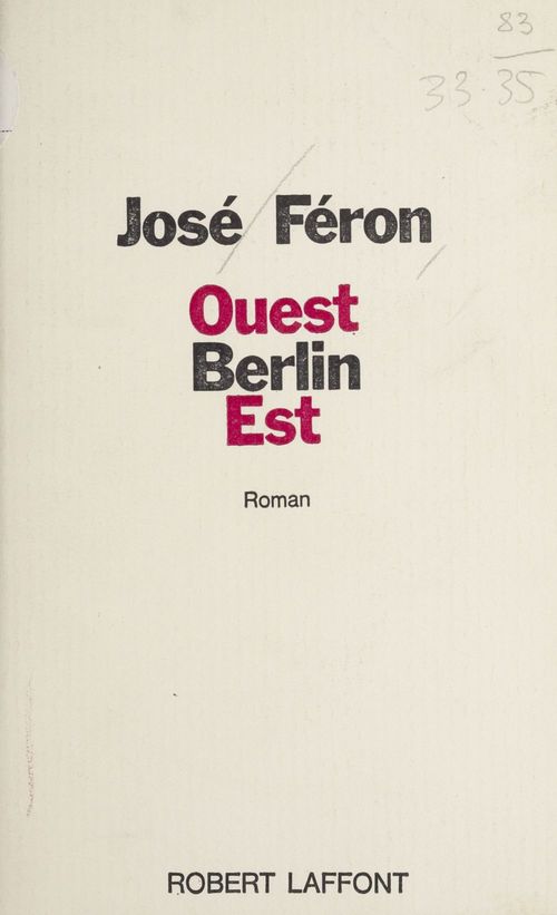 ebook cover of Ouest Berlin Est, by José Feron Romano