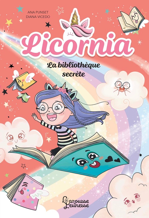 ebook cover of Licornia - La bibliothèque secrète, by Ana Punset, Diana Vicedo