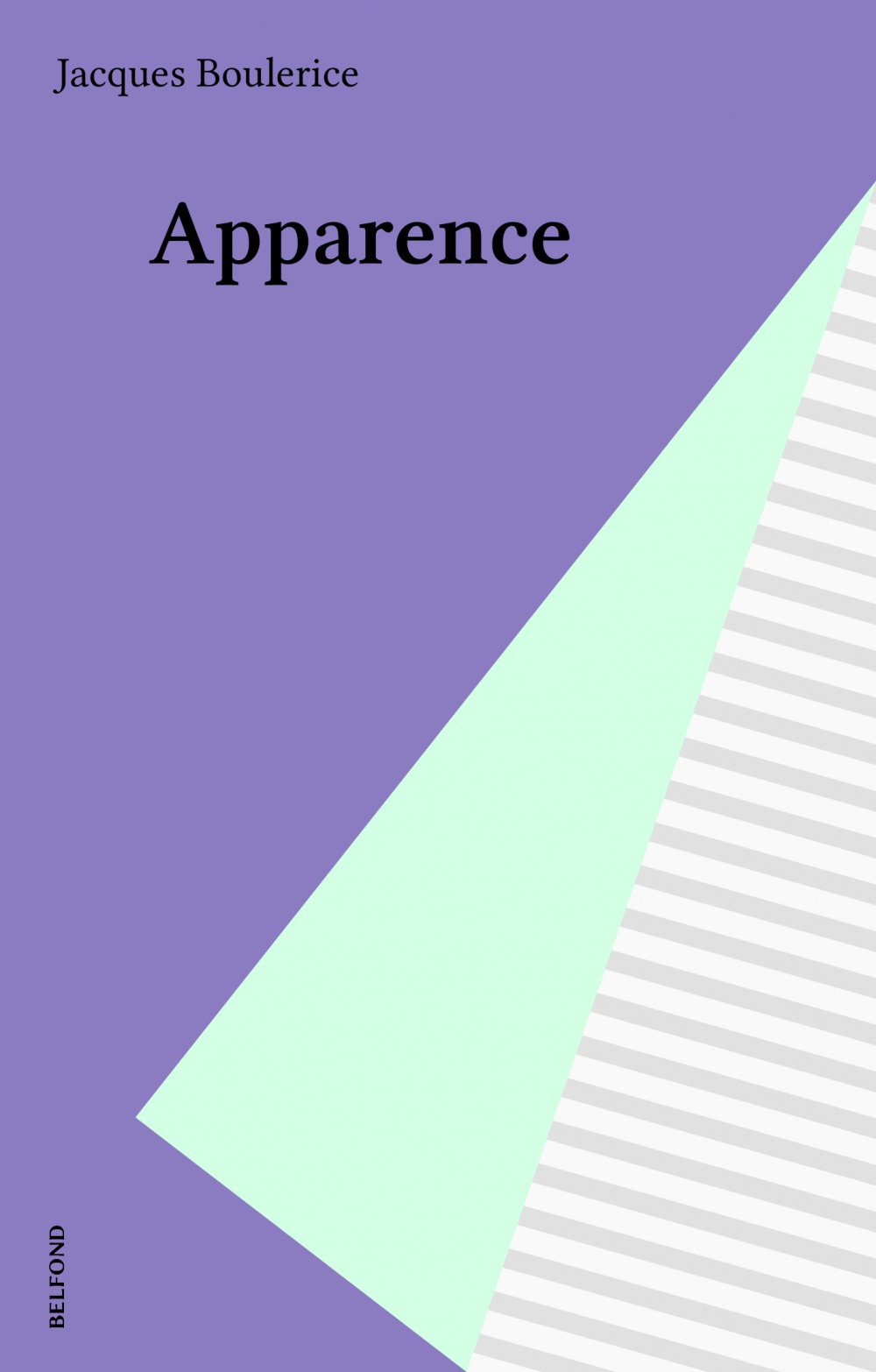 Couverture ebook de Apparence, de Boulerice/Jacques