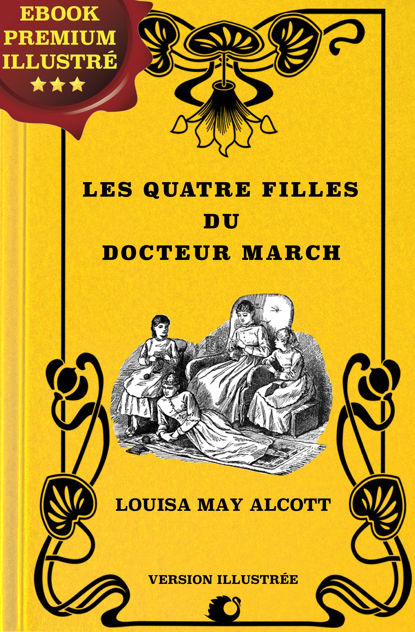 Couverture ebook de Les quatre filles du Docteur March, de Louisa May Alcott