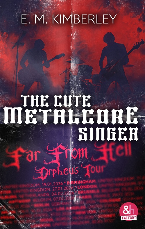 Couverture ebook de The cute metalcore singer, de E.M. Kimberley