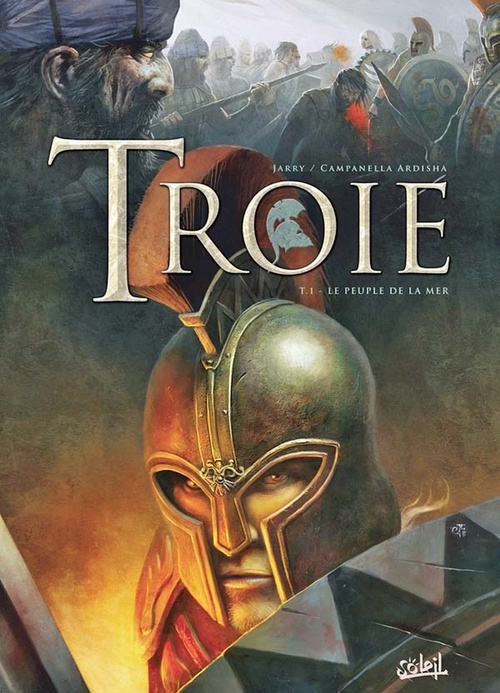 Couverture ebook de Troie T01 - Le Peuple de la mer, de Nicolas Jarry