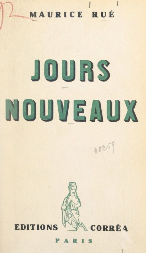 Couverture ebook de Jours nouveaux, de Maurice Rue