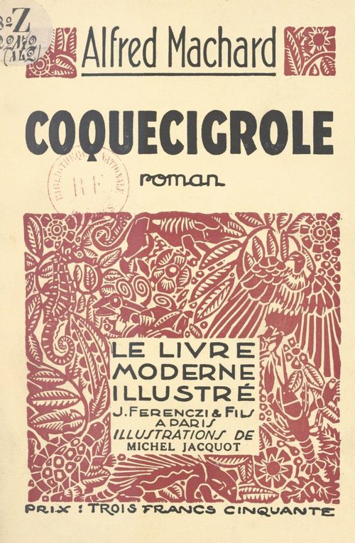 Couverture ebook de Coquecigrole, de Alfred Machard