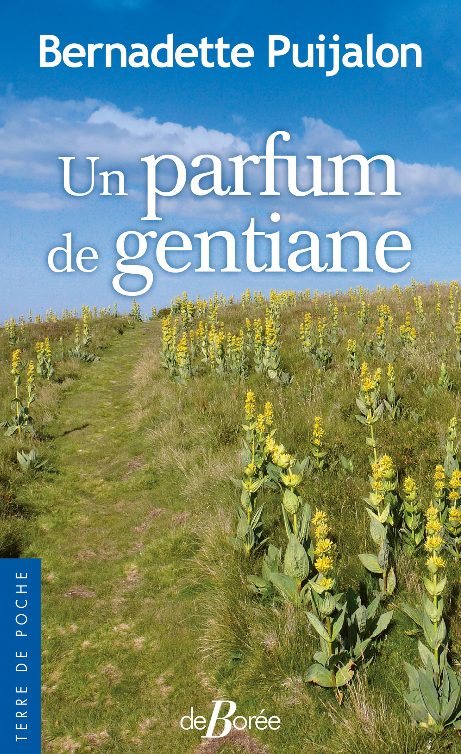 Couverture ebook de Un parfum de gentiane, de Bernadette Puijalon