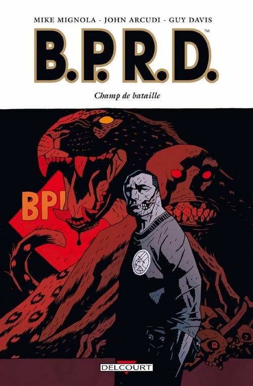 ebook cover of BPRD T08 - Champ de bataille, by John Arcudi, Guy Davis, Mike Mignola