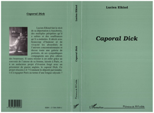 ebook cover of Caporal Dick, by Lucien Elkind