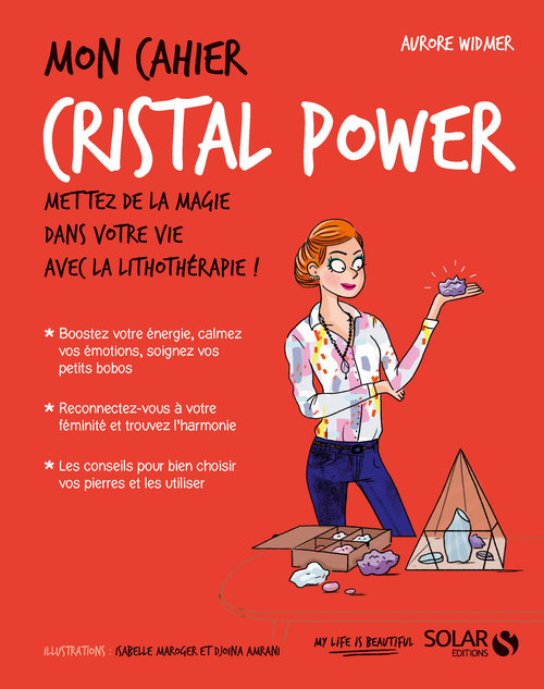 Couverture ebook de Mon cahier cristal power, de Aurore Widmer