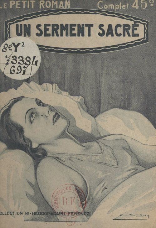 Couverture ebook de Un serment sacré, de Line Deberre