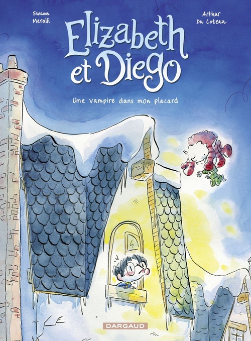 ebook cover of Elizabeth et Diego - Tome 1 - Une vampire dans mon placard, by Swann Meralli