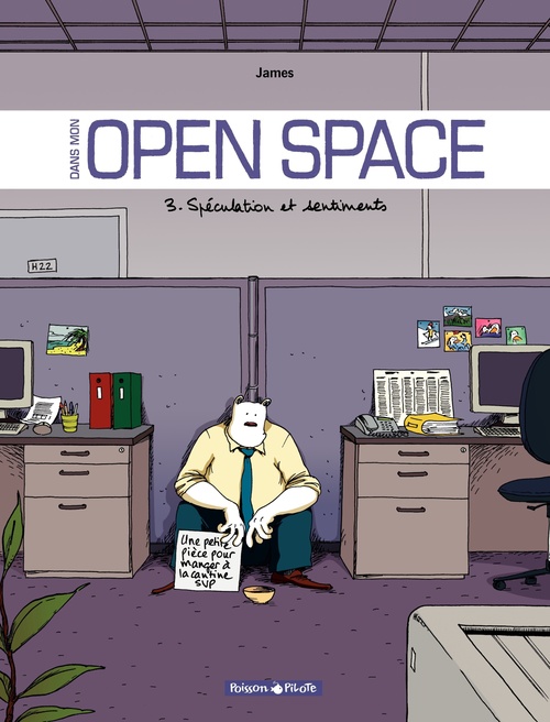 Couverture ebook de Dans mon Open Space - Tome 3 - Spéculation et sentiments, de James