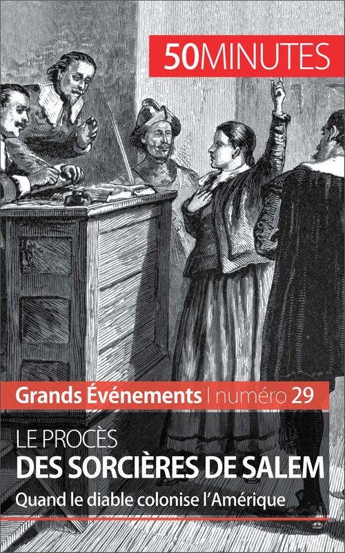 Couverture ebook de Le procès des sorcières de Salem, de Jonathan Duhoux