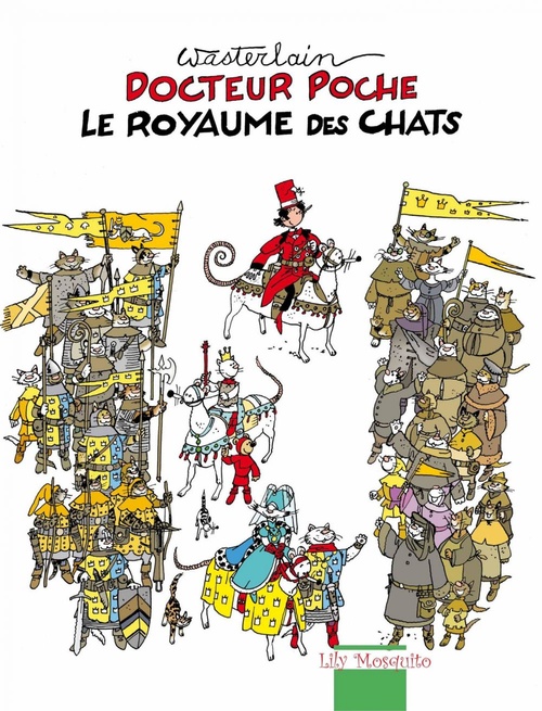 Couverture ebook de Dr Poche - Le royaume des chats, de Wasterlain
