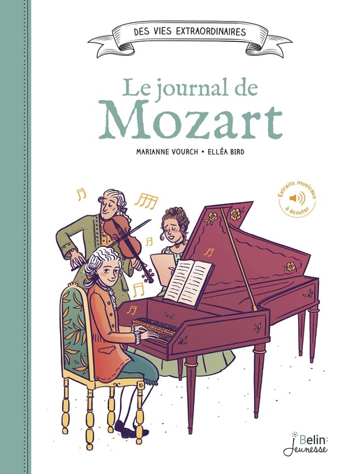 ebook cover of Le journal de Mozart, by Vourch/Bird