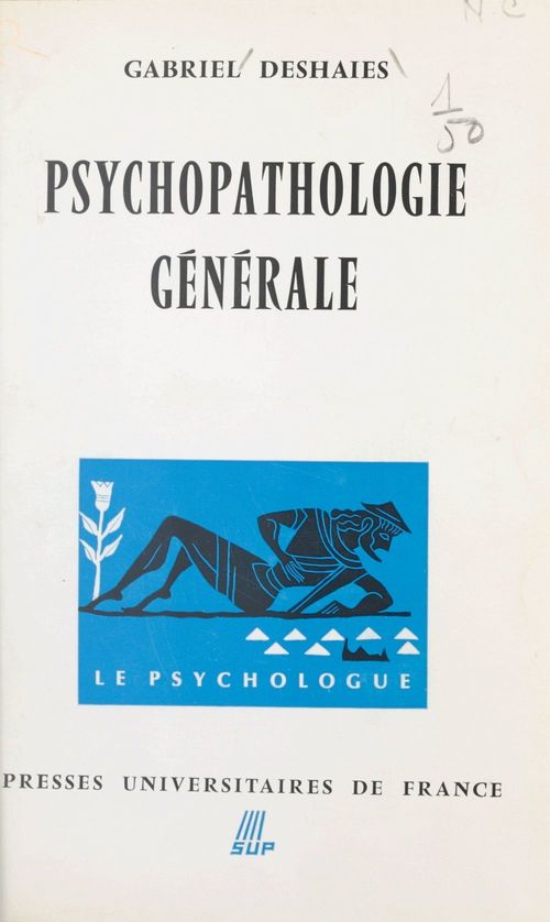 ebook cover of Psychopathologie générale, by Gabriel Deshaies