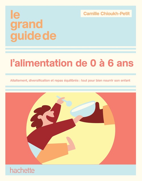 Couverture ebook de Le Grand guide de l'alimentation de 0 à 6 ans, de Camille Chioukh-Petit