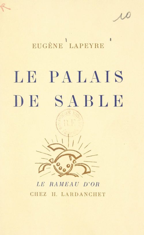 Couverture ebook de Le palais de sable, de Eugene Lapeyre