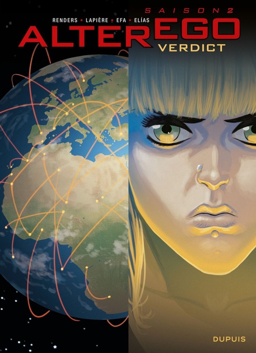 Couverture ebook de Alter Ego - Saison 2 - Verdict, de Efa, Elias, Denis Lapière, Pierre-paul Renders
