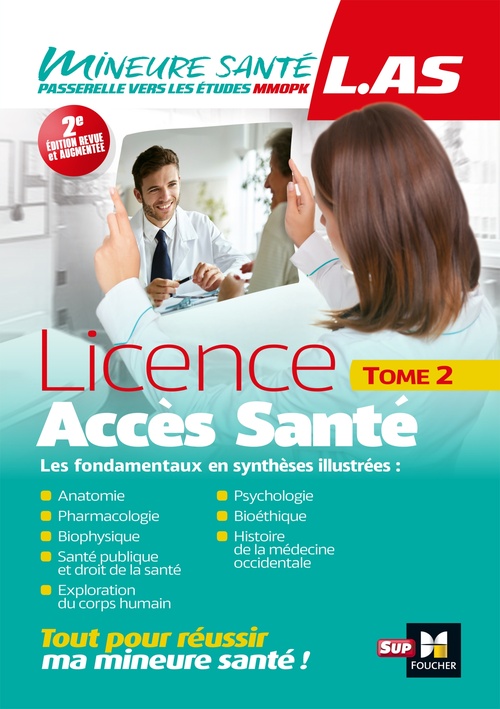 Couverture ebook de LAS - Licence Accès Santé - Tome 2, de Imane Agouti, Priscilla Benchimol, Patrice Bourgeois, Hugo Espinosa, Sandrine Faure, Adriana Erica Miele