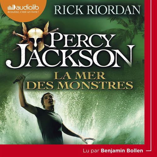 Couverture audiobook de Percy Jackson 2 - La Mer des monstres, de Rick Riordan, Mona De Pracontal