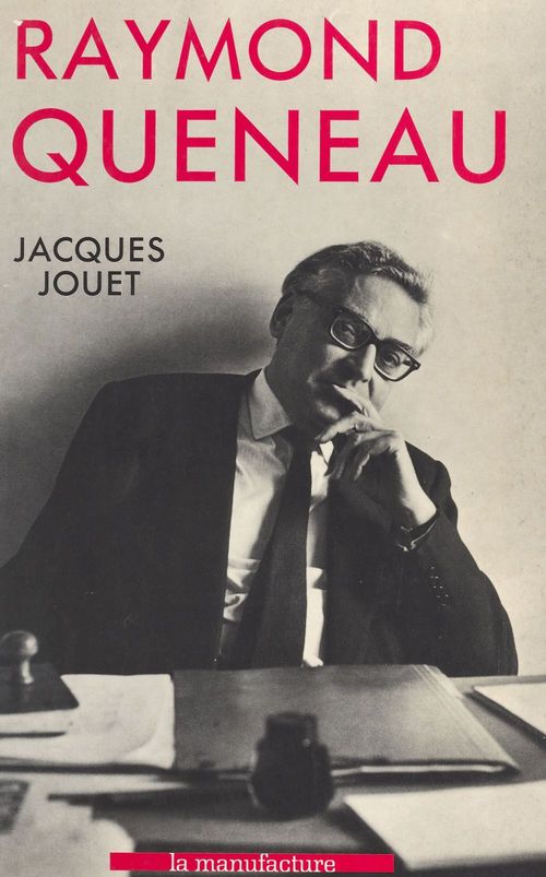 ebook cover of Raymond Queneau, by Jacques Jouet