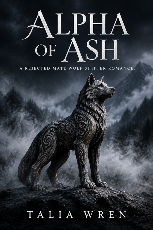 Couverture ebook de Alpha of Ash, de Talia Wren