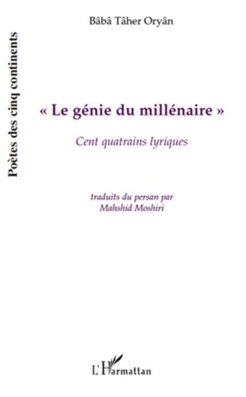 Couverture ebook de LE GENIE DU MILLENAIRE, de Bâbâ tâher Oryân