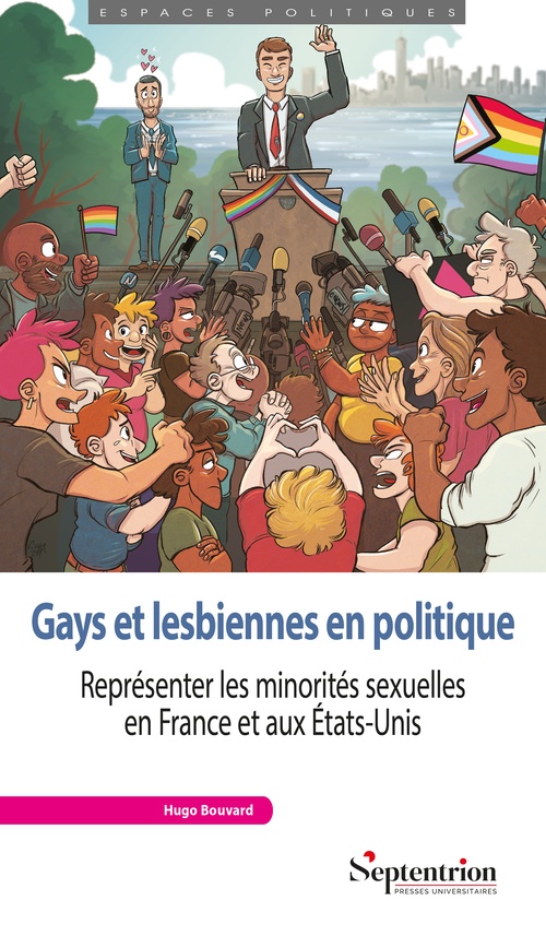 Couverture ebook de Gays et lesbiennes en politique, de Hugo Bouvard