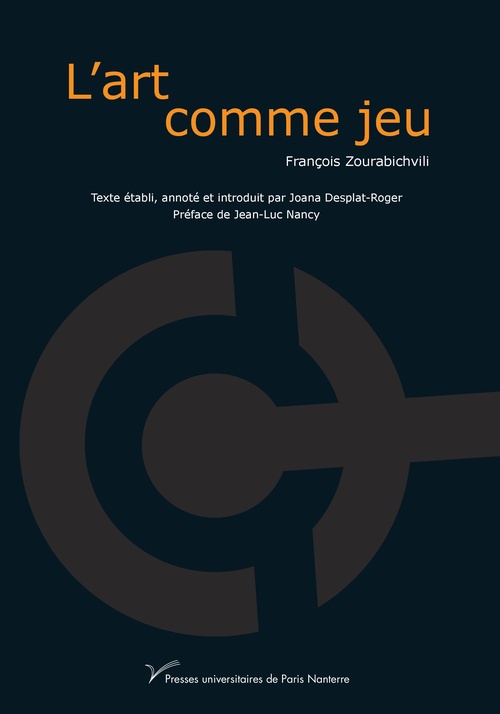 Couverture ebook de L´art comme jeu, de François Zourabichvili