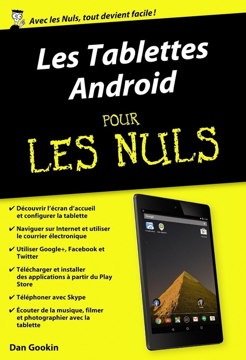 ebook cover of Les Tablettes Android pour les Nuls poche, by Dan Gookin