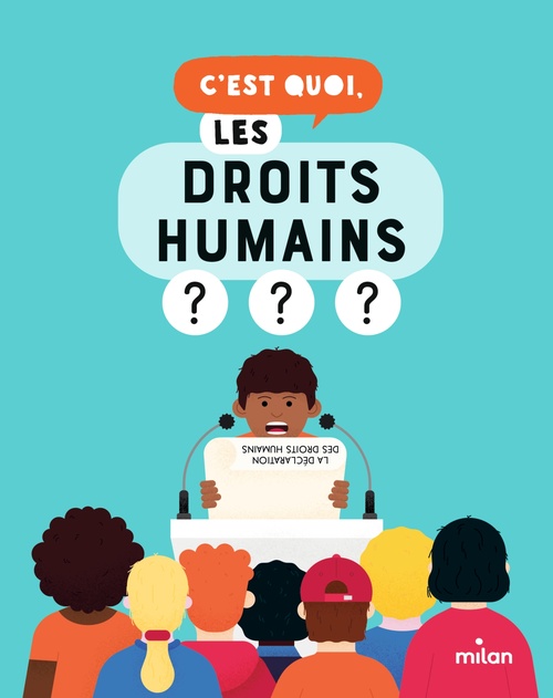 ebook cover of C'est quoi, les droits humains ?, by Isabelle Pouyllau, Collectif D'Auteurs