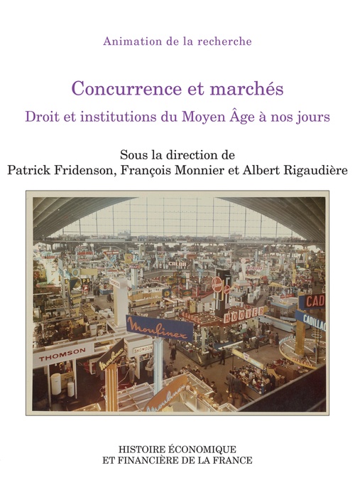 Couverture ebook de Concurrence et marchés, de