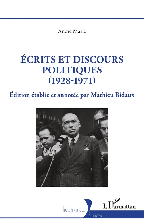 Couverture ebook de Écrits et discours politiques (1928-1971), de André Marie