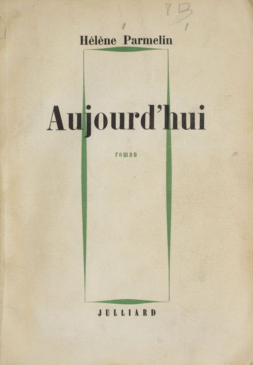 Couverture ebook de Aujourd'hui, de Helene Parmelin