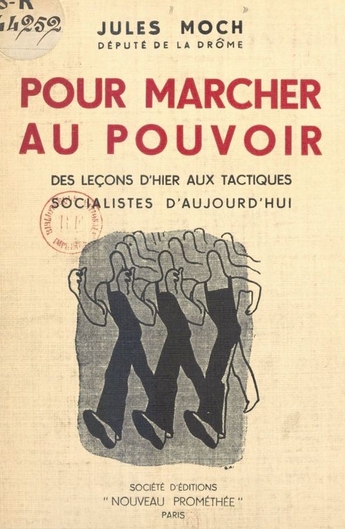 ebook cover of Pour marcher au pouvoir, by Jules Moch