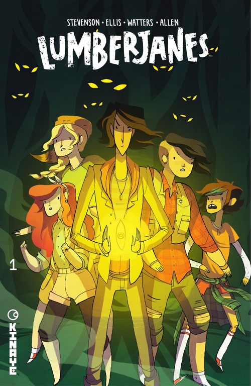ebook cover of Lumberjanes - Tome 1, by Shannon Watters, Grace Ellis, Noelle Stevenson, Brooke Allen