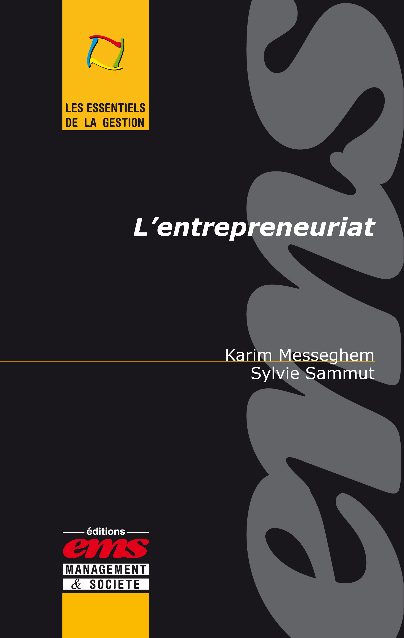 ebook cover of L'entrepreneuriat, by Sylvie Sammut, Karim Messeghem