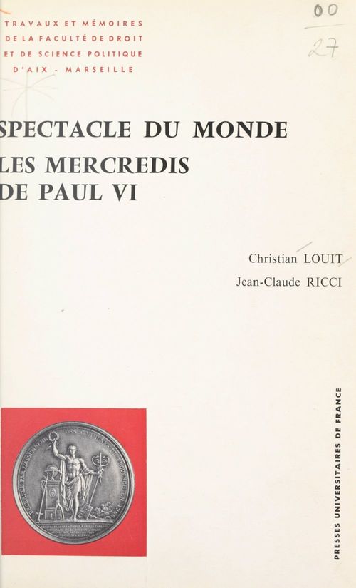 ebook cover of Spectacle du monde, by Christian Louit, Jean-Claude Ricci