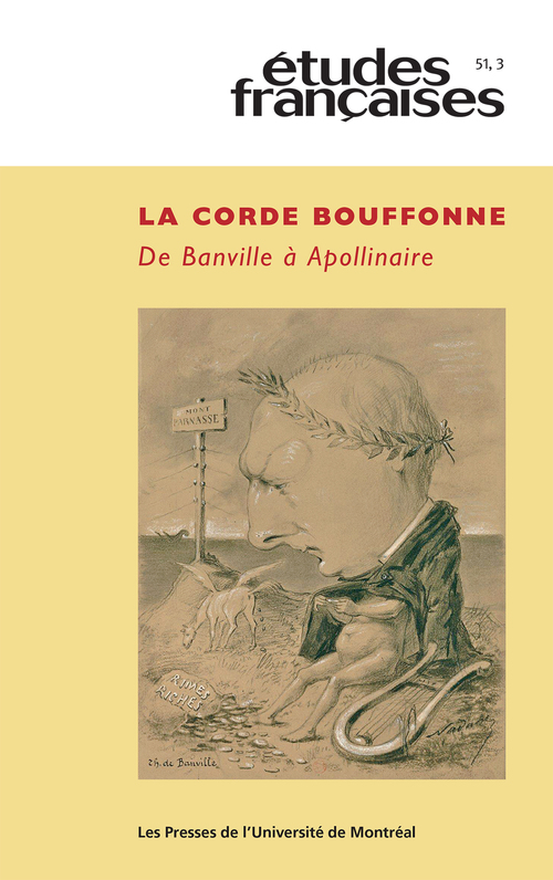 ebook cover of Études françaises. Volume 51, numéro 3, 2015, by Armelle Herisson, Arnaud Bernadet, Barbara Bohac, Bertrand Degott, Francois-Marie, Sebastien Mullier, Philippe Wahl