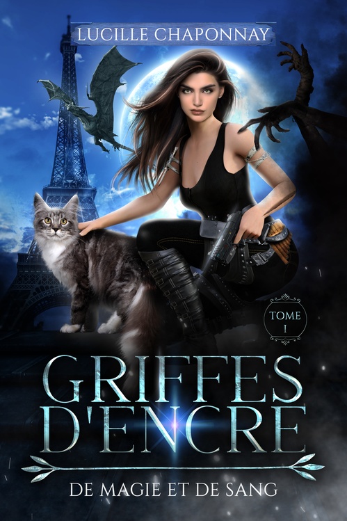 ebook cover of Griffes d'Encre, by Lucille Chaponnay