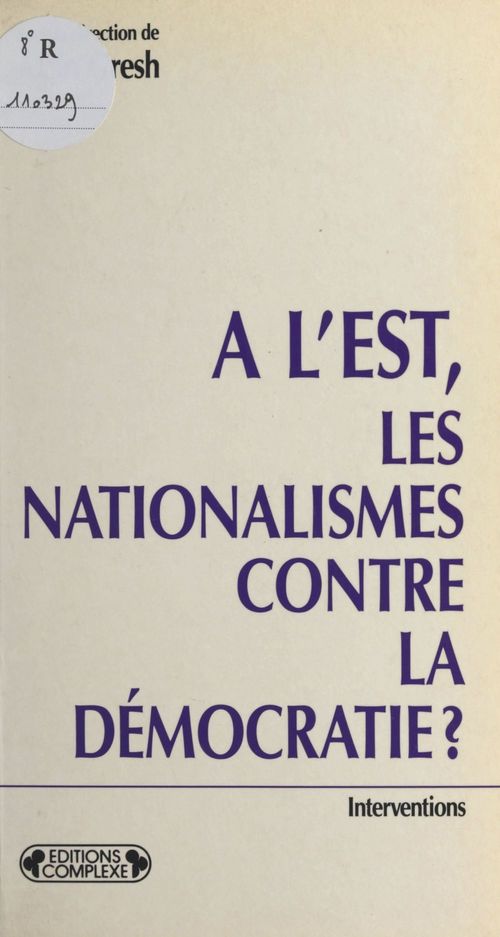 ebook cover of À l'Est, les nationalismes contre la démocratie ?, by Carrefours De La Pensee -03
