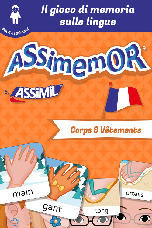 Couverture ebook de Assimemor - Le mie prime parole in francese: Corps et Vêtements, de Celadon, Jean-Sebastien Deheeger