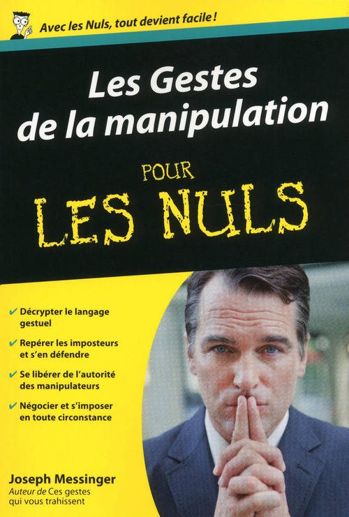 ebook cover of Gestes de la manipulation poche pour les nuls, by Joseph Messinger